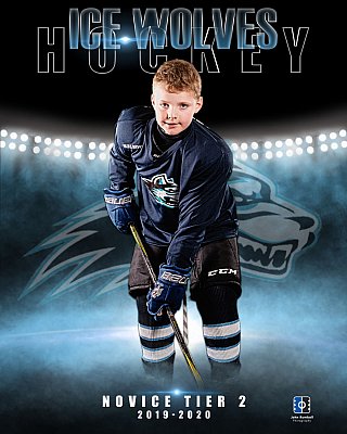 Sudbury hockey team photographer - Ice Wolves player