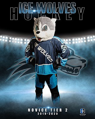 Sudbury hockey team photographer - Ice Wolves mascot